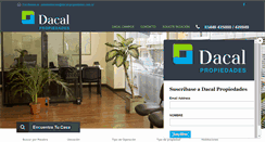 Desktop Screenshot of dacal-propiedades.com.ar