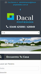 Mobile Screenshot of dacal-propiedades.com.ar